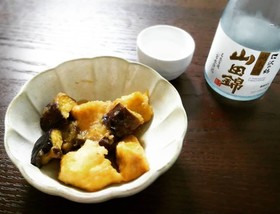 鶏むね肉となすの中華みぞれ煮