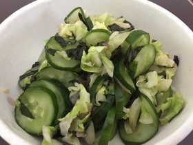 きゅうり・大葉・みょうがの簡単浅漬け