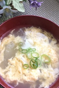 冬瓜(とわかめ)の中華スープ