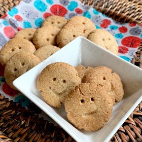 にっこり!ココナッツオイルのごまクッキー