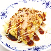 【病院】豆腐のお好み焼き風【給食】の写真