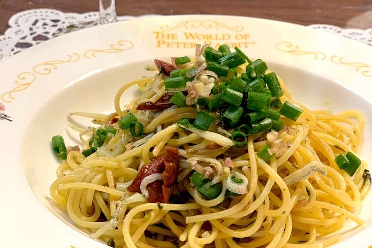 梅干し しらすwith青じそパスタ レシピ 作り方 By クックsan クックパッド 簡単おいしいみんなのレシピが352万品