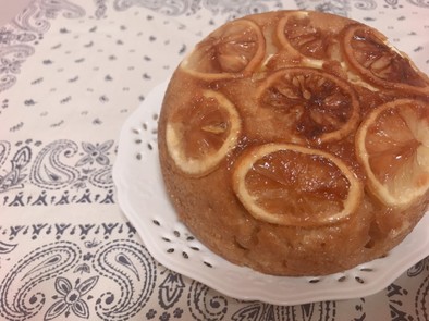 簡単!炊飯器で抵糖質はちみつレモンケーキの写真