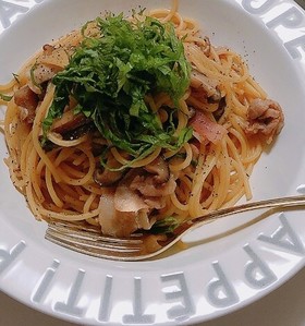 めんつゆで簡単☆和風パスタ☆
