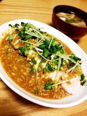 鶏胸し~っとり⭐辛くない!コク旨よだれ鶏
