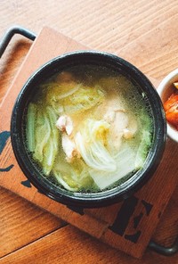 ほっこり❤️白菜と鶏のスープ
