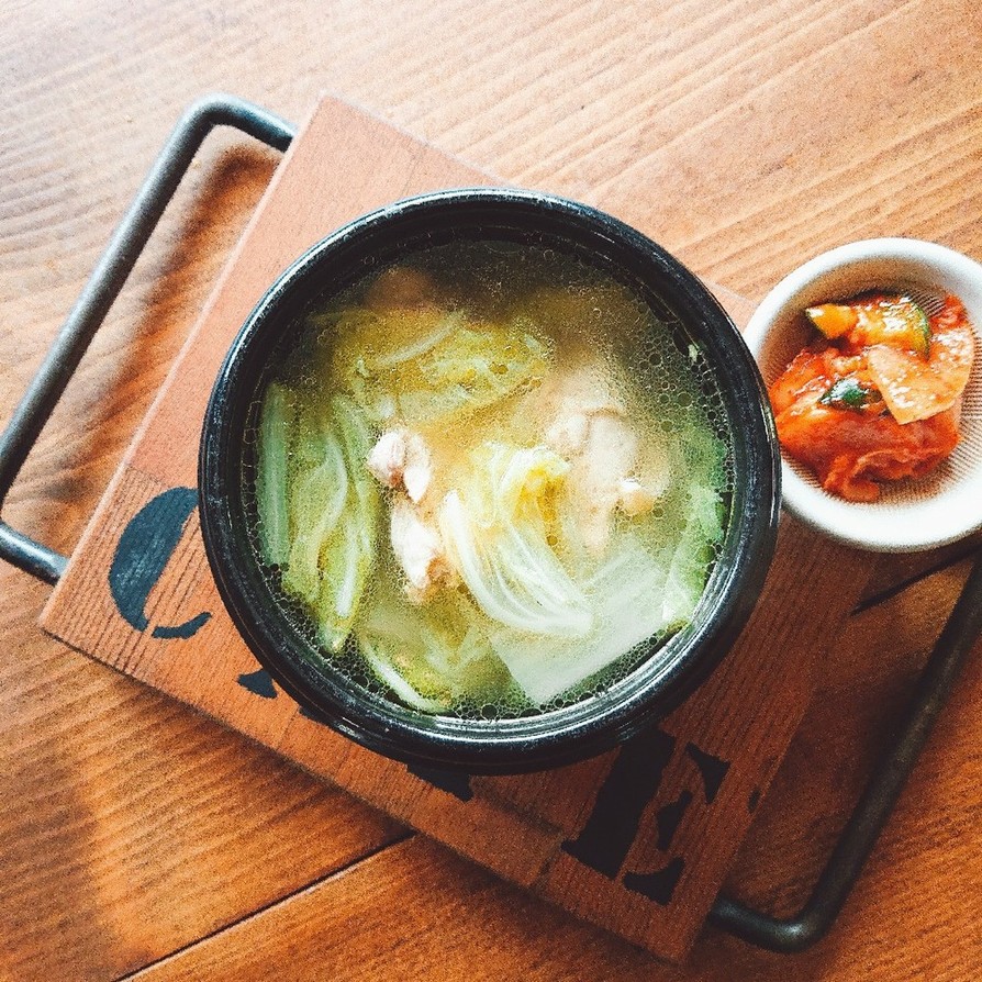 ほっこり❤️白菜と鶏のスープの画像