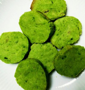 グルテンフリー☆抹茶の米粉クッキー