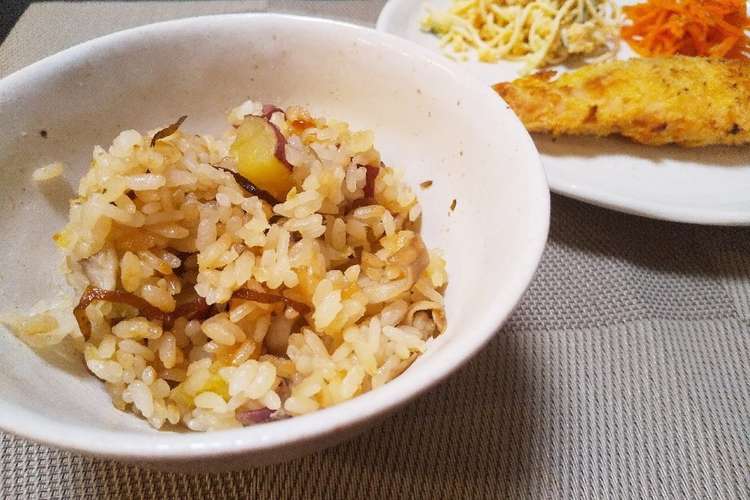 白だしで さつま芋と舞茸の炊き込みご飯 レシピ 作り方 By Ulus クックパッド 簡単おいしいみんなのレシピが356万品