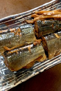 圧力鍋簡単♪骨まで美味しい秋刀魚の梅肉煮