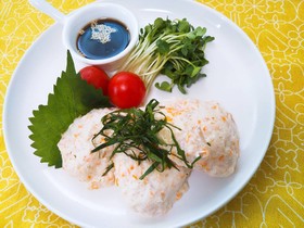 レンジのみ!超簡単・時短ヘルシー鶏団子