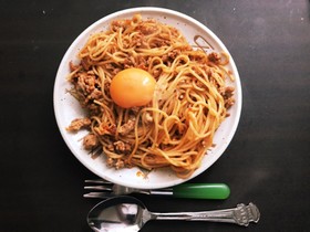 四川風中華 パスタ