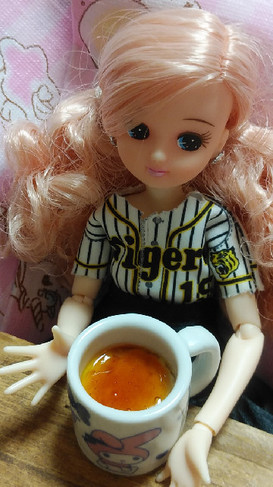 リカちゃん♡野球シリーズꕤプリン(簡単)