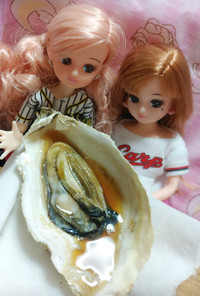 リカちゃん♡野球シリꕤ牡蠣トースター焼き