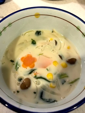 ◇簡単◇体に優しい豆乳スープ