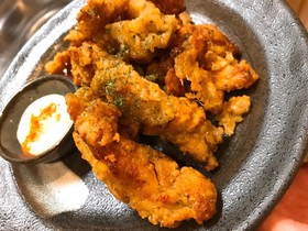 おつまみ カリカリ鶏の唐揚げザンギ風