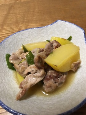 あっさり!豚肉とじゃが芋の中華風煮物