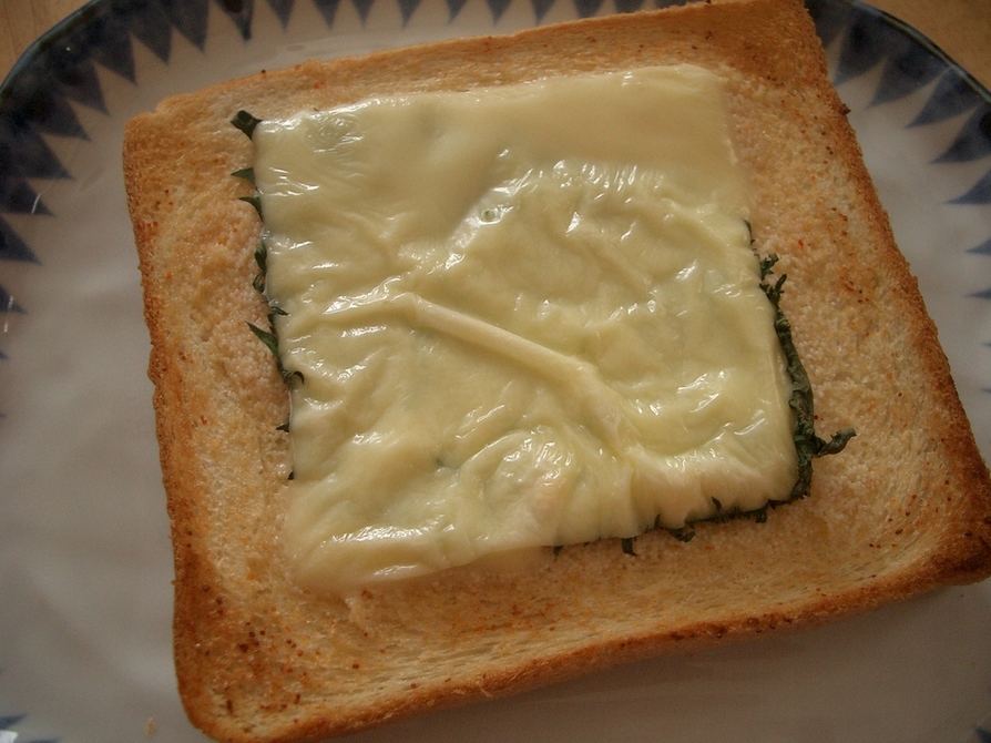 めんたい大葉チーズトーストの画像