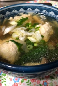 鶏団子スープ(2人分)