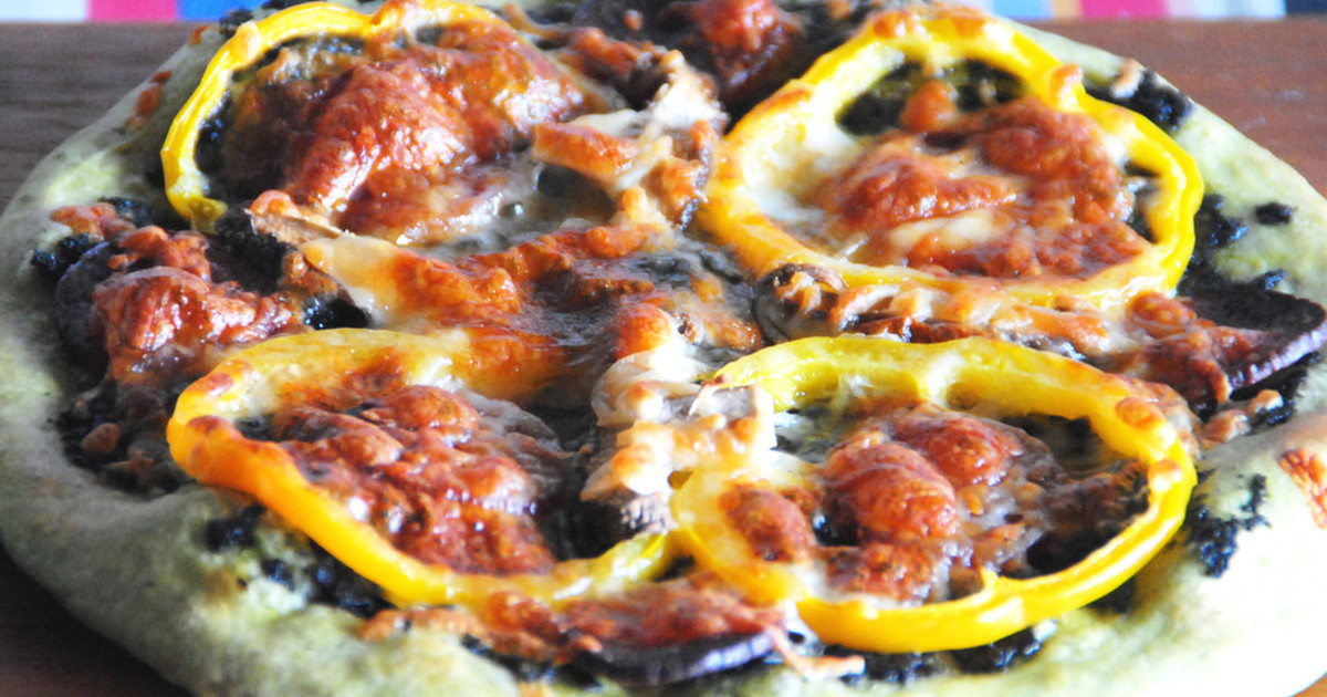 ピザ生地がグリーン 桑抹茶ピザ レシピ 作り方 By お茶村 クックパッド 簡単おいしいみんなのレシピが366万品