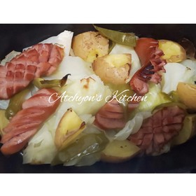 ココットダッチオーブンこんがり鶏野菜蒸し
