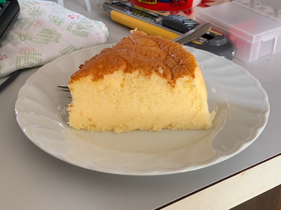スライスチーズで作る・スフレチーズケーキの画像