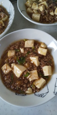 まったく辛くない麻婆豆腐♪