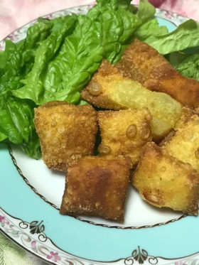 「三陸わかめの大黒柱」揚げワンタン
