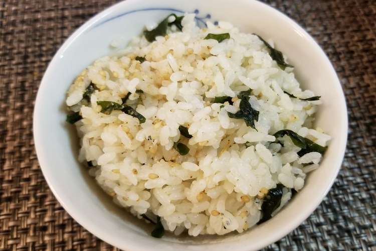 簡単混ぜるだけ わかめしらす混ぜ込みご飯 レシピ 作り方 By Coyn クックパッド