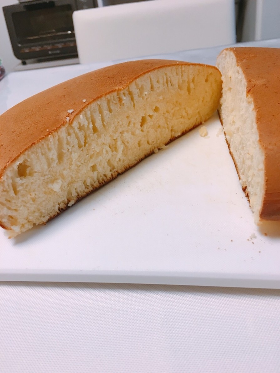 小麦粉で作る分厚い♡ホットケーキの画像