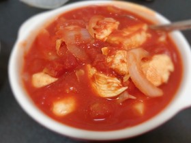 鶏肉のトマト見込み