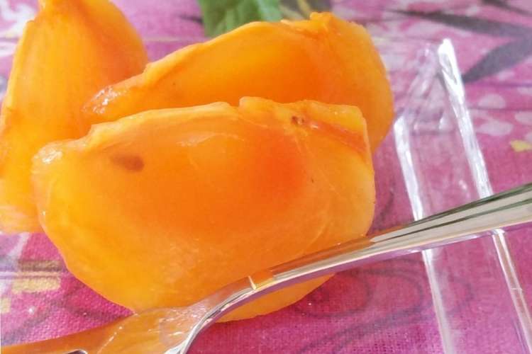 柔らかい柿の剥き方 レシピ 作り方 By ぱふ クックパッド 簡単おいしいみんなのレシピが374万品