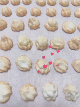 卵白消費☆何よりも早いメレンゲクッキー♥