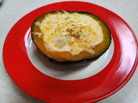 調味料要らず!ミニカボチャのチーズ焼き☆