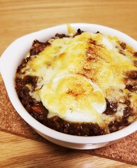 挽肉ストックで簡単⭐キーマカレードリア⭐