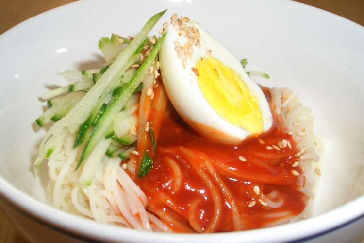 本場韓国の味 辛うま ビビン麺 レシピ 作り方 By ソネチコ クックパッド 簡単おいしいみんなのレシピが357万品