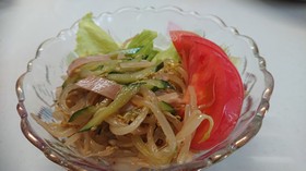 しゃきしゃきもやしのはるさめサラダ