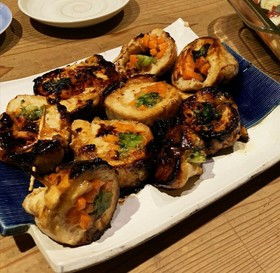 豪華見え!鶏肉で野菜巻き
