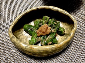 ししとうと明太子の甘辛和え