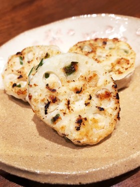 我が家のれんこんはさみ焼き