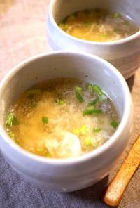再現飯【天気の子】卵白ふわふわ中華スープ