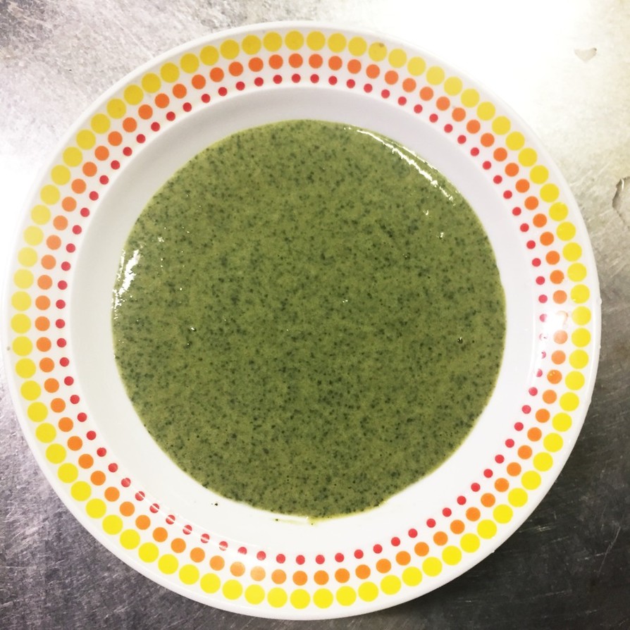 【栄養満点】モロヘイヤの冷製スープの画像
