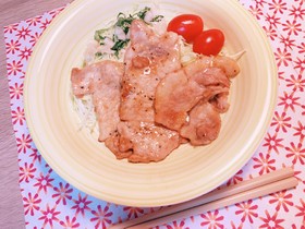 疲労回復!豚の生姜焼きwith 酢玉ねぎ