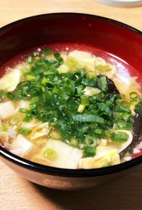 木耳と豆腐と卵のスープ