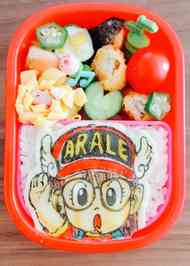 みんなが作ってる キャラ弁 アラレちゃんのレシピ クックパッド 簡単おいしいみんなのレシピが352万品
