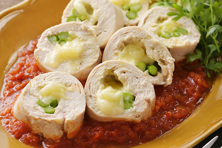 レンジで 鶏むね肉の北海道 チーズロール レシピ 作り方 By よつ葉レストラン クックパッド