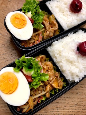 ☆お弁当に 簡単豚肉とナスのチリソース☆