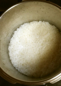 圧力鍋で米を炊く。サクセスストーリー。