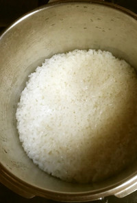 圧力鍋で米を炊く。サクセスストーリー。