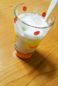 ☆牛乳と柚子茶のお酒☆